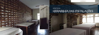 ANDAR 2




E D IF ÍCIO

HIERARQUIA DAS INSTALAÇÕE S
 