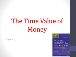 The Time Value of 
Money 
Chapter 6 
 