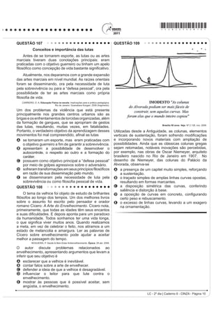 GH OD 8QLyQ ,QWHUQDFLRQDO                                   médicos lançados no mercado.
SDUD OD RQVHUYDFLyQ GH OD Naturaleza (IUCN).                                            E apresentar os defeitos mais comuns de softwares
         Disponível em: http://www.34whc.brasilia2010.org.br. Acesso em: 28 jul. 2010.     em aparelhos médicos.

                                                                                                                    LC - 2º dia | Caderno 6 - CINZA - Página 4
 