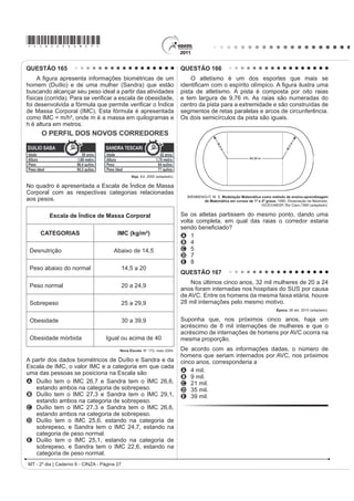 de Aluízio Azevedo, as                                       Em cofre não se guarda coisa alguma.
personagens são observadas como elementos coletivos                                       Em cofre perde-se a coisa à vista.
caracterizados por condicionantes de origem social,
sexo e etnia. Na passagem transcrita, o confronto                                         *XDUGDU XPD FRLVD p ROKiOD ¿WiOD PLUiOD SRU
HQWUH EUDVLOHLURV H SRUWXJXHVHV UHYHOD SUHYDOrQFLD GR                                     admirá-la, isto é, iluminá-la ou ser por ela iluminado.
elemento brasileiro, pois                                                                 Guardar uma coisa é vigiá-la, isto é, fazer vigília por
A destaca o nome de personagens brasileiras e omite                                       ela, isto é, velar por ela, isto é, estar acordado por ela,
    o de personagens portuguesas.
B exalta a força do cenário natural brasileiro e                                          isto é, estar por ela ou ser por ela.
    FRQVLGHUD R GR SRUWXJXrV LQH[SUHVVLYR                                                Por isso melhor se guarda o voo de um pássaro
C mostra o poder envolvente da música brasileira, que                                     Do que um pássaro sem voos.
    FDOD R IDGR SRUWXJXrV                                                                Por isso se escreve, por isso se diz, por isso se publica,
D destaca o sentimentalismo brasileiro, contrário à
    tristeza dos portugueses.                                                             por isso se declara e declama um poema:
E atribui aos brasileiros uma habilidade maior com                                        Para guardá-lo:
    instrumentos musicais.                                                                Para que ele, por sua vez, guarde o que guarda:
QUESTÃO 117                                                                               Guarde o que quer que guarda um poema:
                               /pSLGD H OHYH                                              Por isso o lance do poema:
                                                                                          Por guardar-se o que se quer guardar.
Língua do meu Amor velosa e doce,
que me convences de que sou frase,                                                        Antonio Cícero. In : MORICONI, I. (org.). 2V FHP PHOKRUHV SRHPDV EUDVLOHLURV GR VpFXOR .
                                                                                                                                                     Rio de Janeiro: Objetiva, 2001.
que me contornas, que me vestes quase,
como se o corpo meu de ti vindo me fosse.                                                 $ PHPyULD p XP LPSRUtante recurso do patrimônio
Língua que me cativas, que me enleias                                                     cultural de uma nação. Ela está presente nas lembranças
os surtos de ave estranha,                                                                do passado e no acervo cultural de um povo. Ao tratar o
                                                                                          fazer poético como uma das maneiras de se guardar o
em linhas longas de invisíveis teias,
                                                                                          que se quer, o texto
de que és, há tanto, habilidosa aranha...
[...]                                                                                     A UHVVDOWD D LPSRUWkQFLD GRV HVWXGRV KLVWyULFRV SDUD D
                                                                                              FRQVWUXomR GD PHPyULD VRFLDO GH XP SRYR
Amo-te as sugestões gloriosas e funestas,
                                                                                          B valoriza as lembranças individuais em detrimento
amo-te como todas as mulheres
                                                                                              das narrativas populares ou coletivas.
WH DPDP y OtQJXDODPD y OtQJXDUHVSOHQGRU                                              C reforça a capacidade da literatura em promover a
pela carne de som que à ideia emprestas                                                       subjetividade e os valores humanos.
e pelas frases mudas que proferes                                                         D destaca a importância de reservar o texto literário
QRV VLOrQFLRV GH $PRU                                                                      jTXHOHV TXH SRVVXHP PDLRU UHSHUWyULR FXOWXUDO
MACHADO, G. In: MORICONI, I. (org.). 2V FHP PHOKRUHV SRHPDV EUDVLOHLURV GR VpFXOR.        E revela a superioridade da escrita poética como forma
                                            Rio de Janeiro: Objetiva, 2001 (fragmento).
                                                                                              ideal de preservação GD PHPyULD FXOWXUDO
LC - 2º dia | Caderno 6 - CINZA - Página 13
 