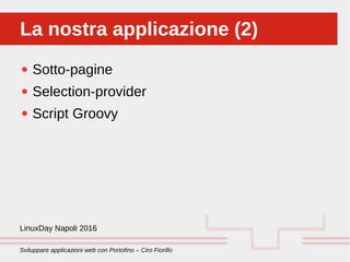 Sviluppare con Portofino | ODP