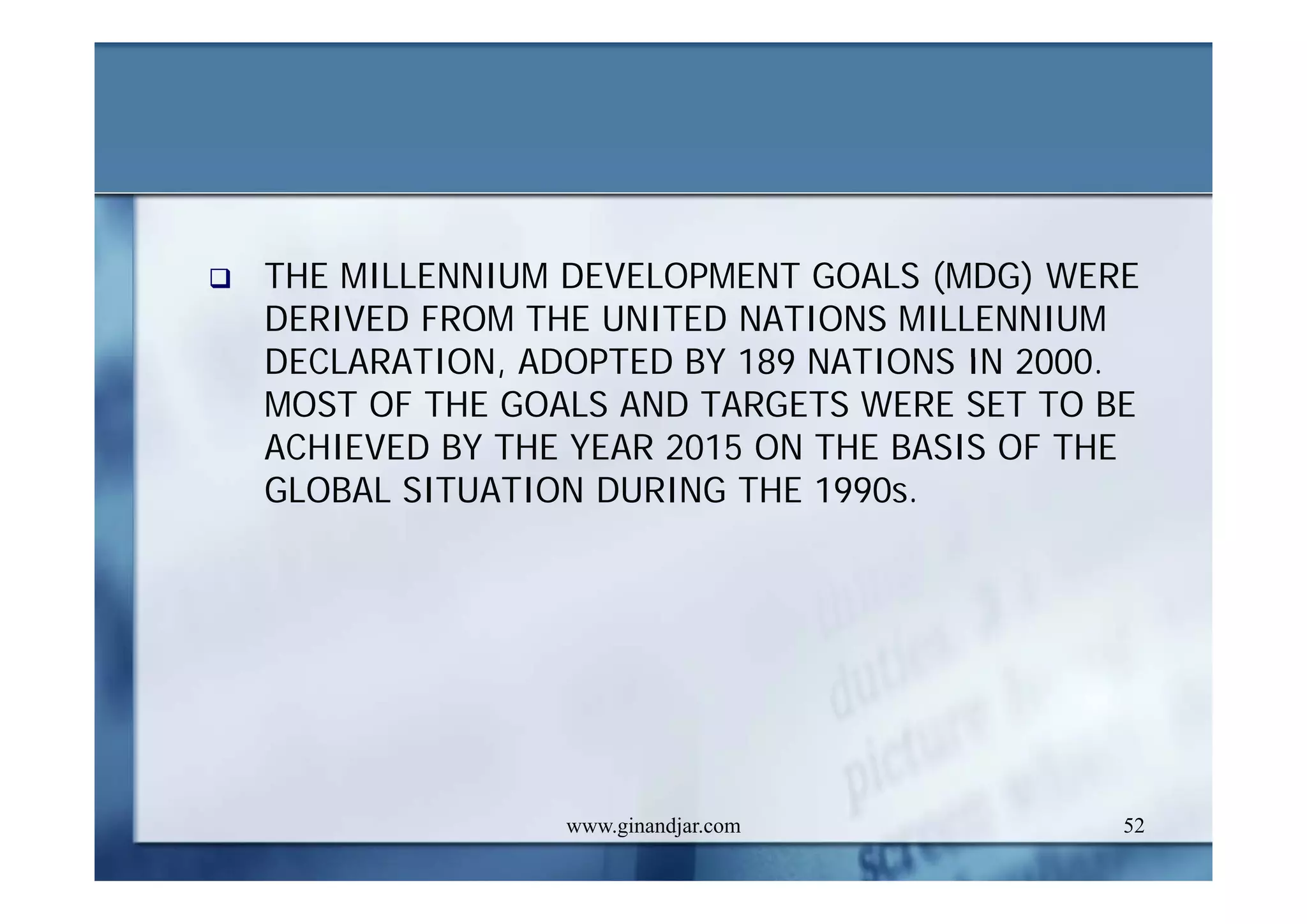 DEVELOPMENT AND ADMINISTRATION (II)