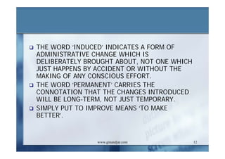 DEVELOPMENT AND ADMINISTRATION (II)