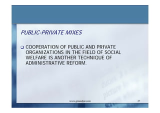 DEVELOPMENT AND ADMINISTRATION (II)