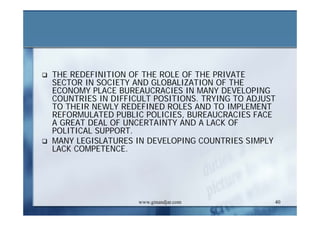 DEVELOPMENT AND ADMINISTRATION (II)