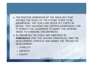 DEVELOPMENT AND ADMINISTRATION (II)