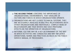 DEVELOPMENT AND ADMINISTRATION (II)