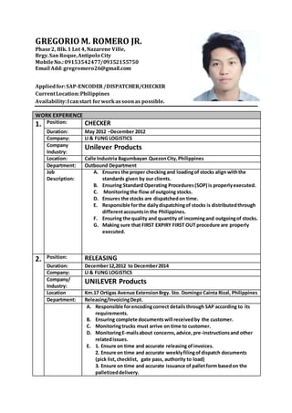 Checklist Roque Junior