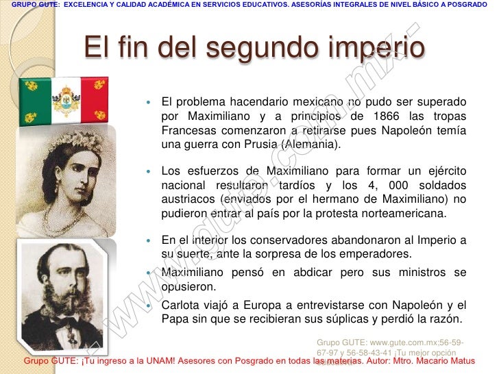 06 El 2o Imperio Mexicano