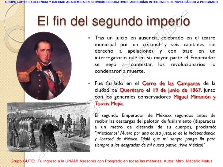 06 El 2o Imperio Mexicano