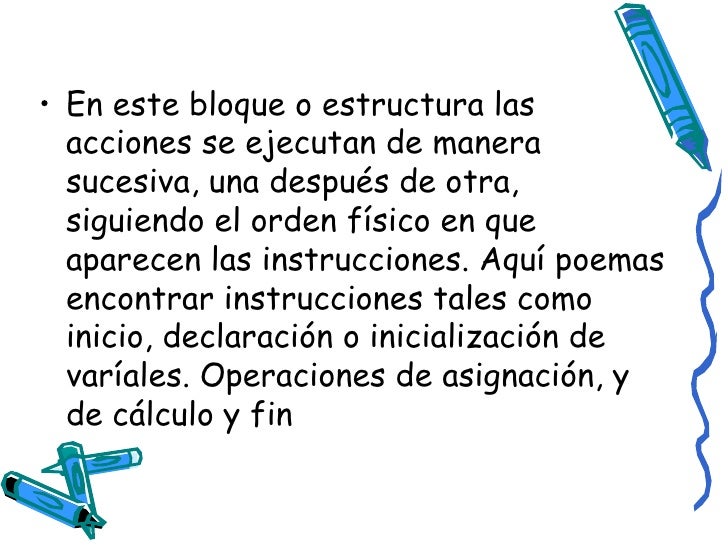 Estructura secuencial