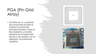 Intel Processors Pin Grid Array Evolución de los procesadores de intel y amd.pptx