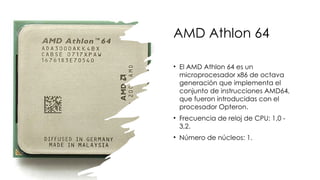 Evolución de los procesadores de intel y amd.pptx