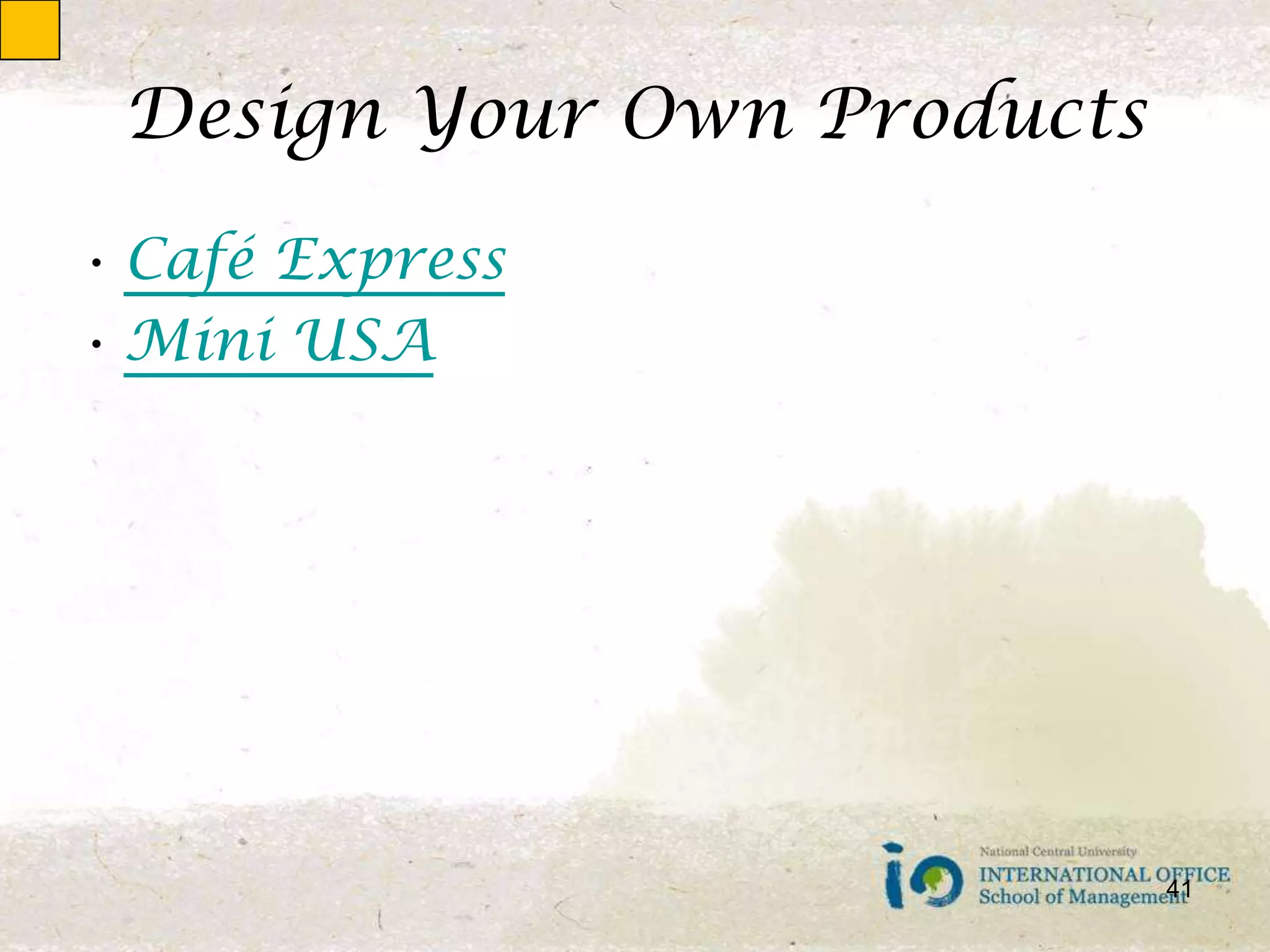 Design Your Own ProductsCafé ExpressMini USA41