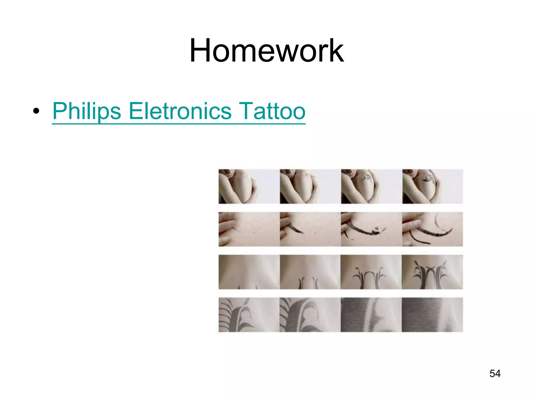 HomeworkPhilips Eletronics Tattoo54