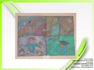 Mural  realizadopor  alumnos y alumnas de 3er. Grado de la EscuelaBELISARIO DOMÍNGUEZ 8303de Cd. Anáhuac, Chih.Maestra Asesora:  Gabriela Rangel Serna