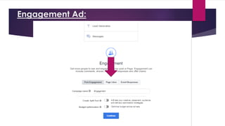 Engagement Ad:
 