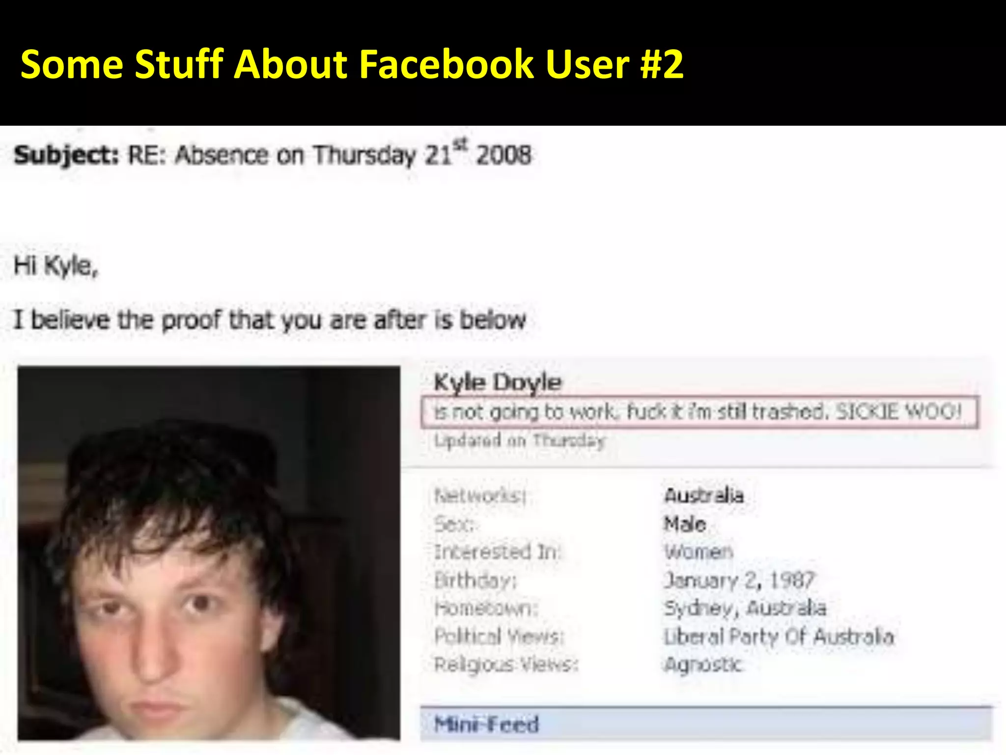 Some Stuff About Facebook User #2
 