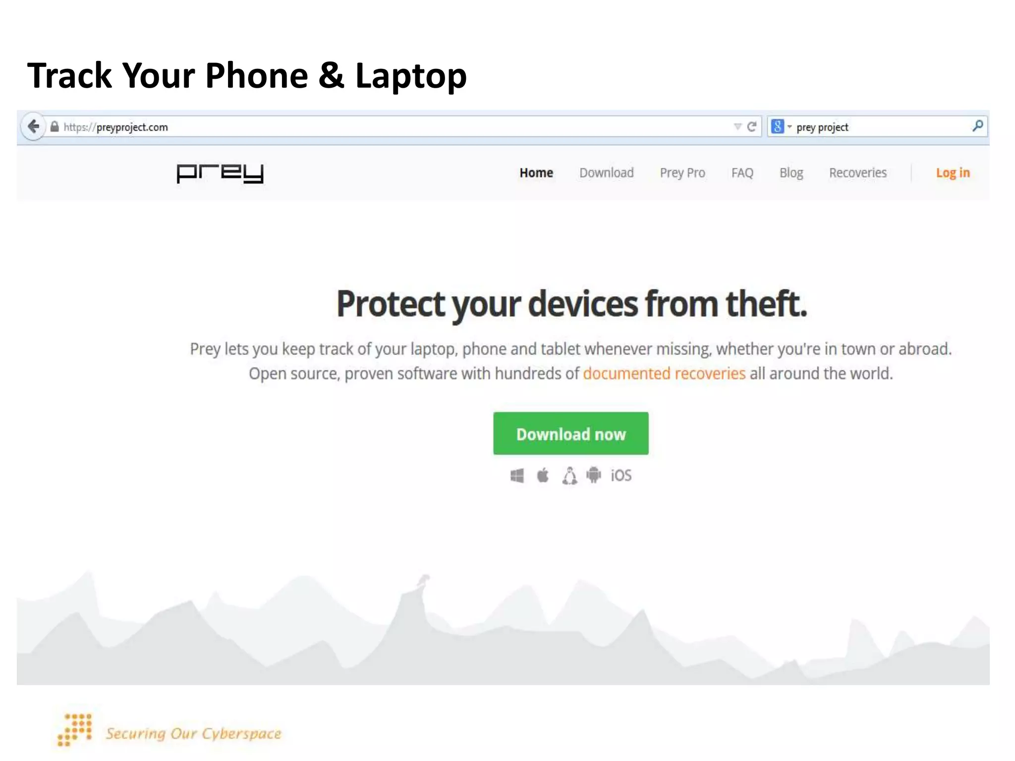 Track Your Phone & Laptop
 