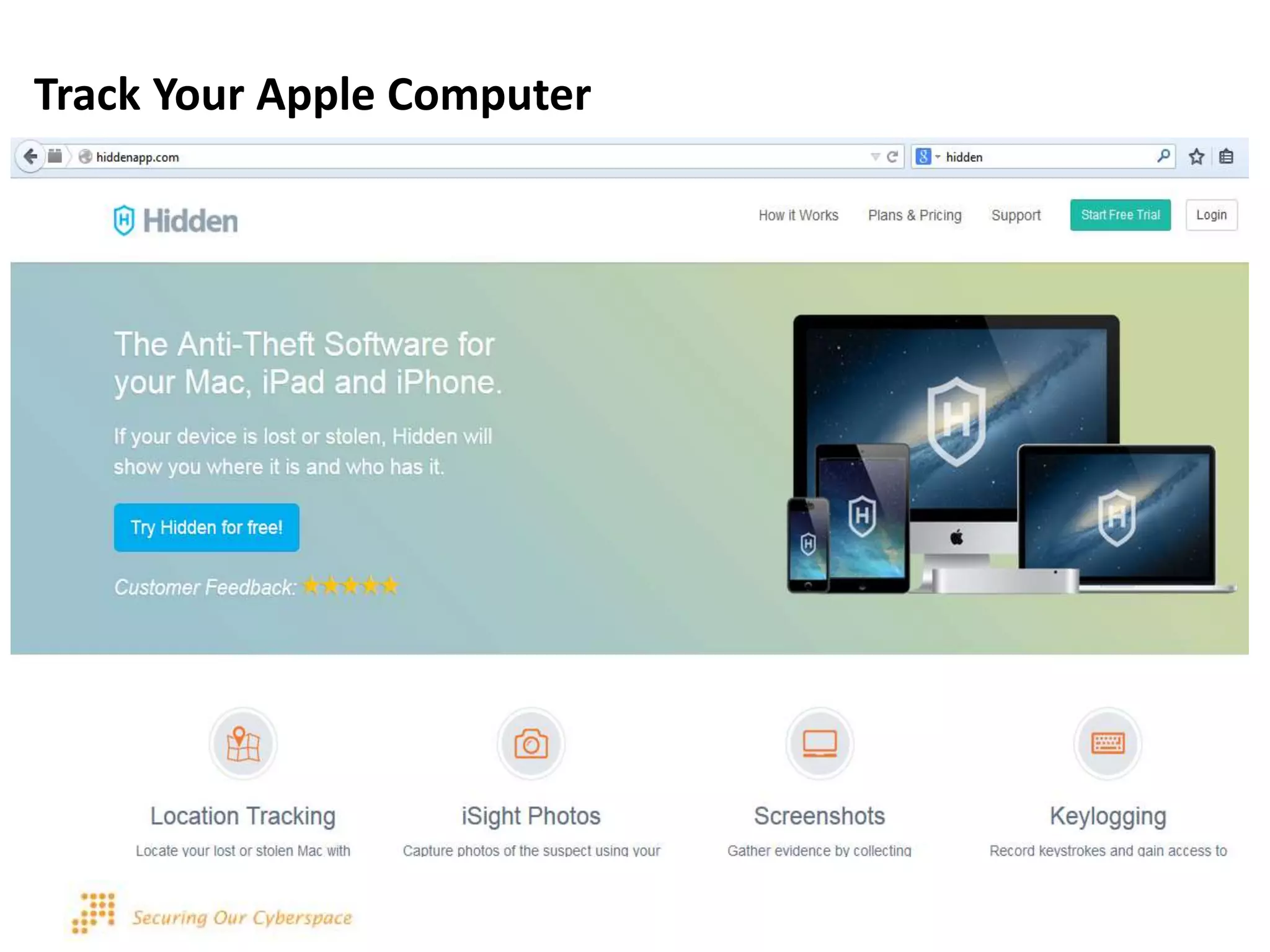 Track Your Apple Computer
 