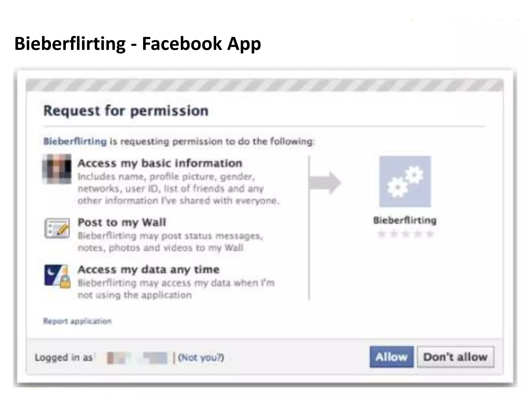 Bieberflirting - Facebook App
 