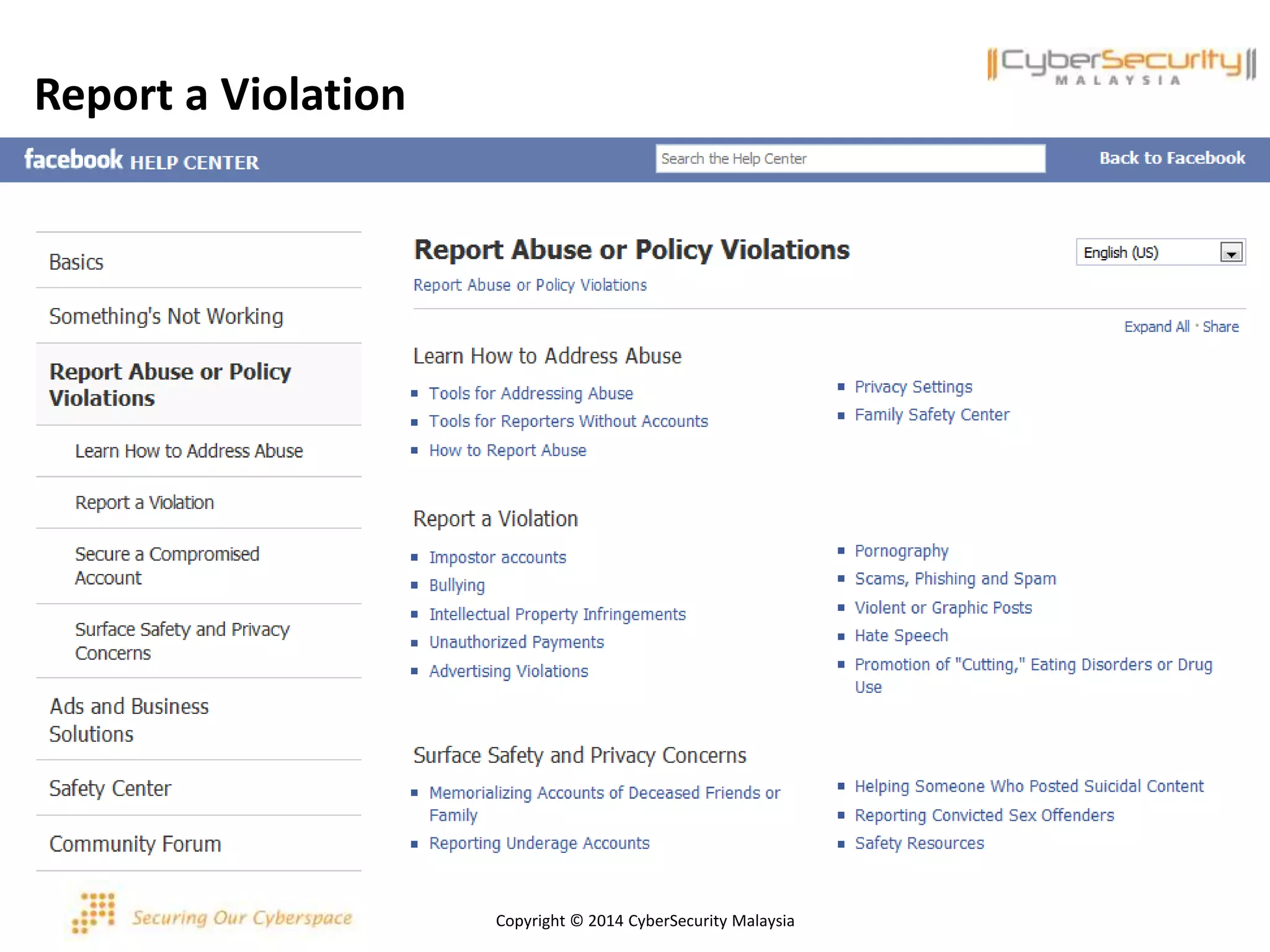 Report a Violation
Copyright © 2014 CyberSecurity Malaysia
 