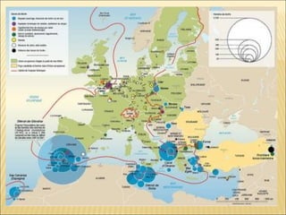 Mapa de flujos migratorios