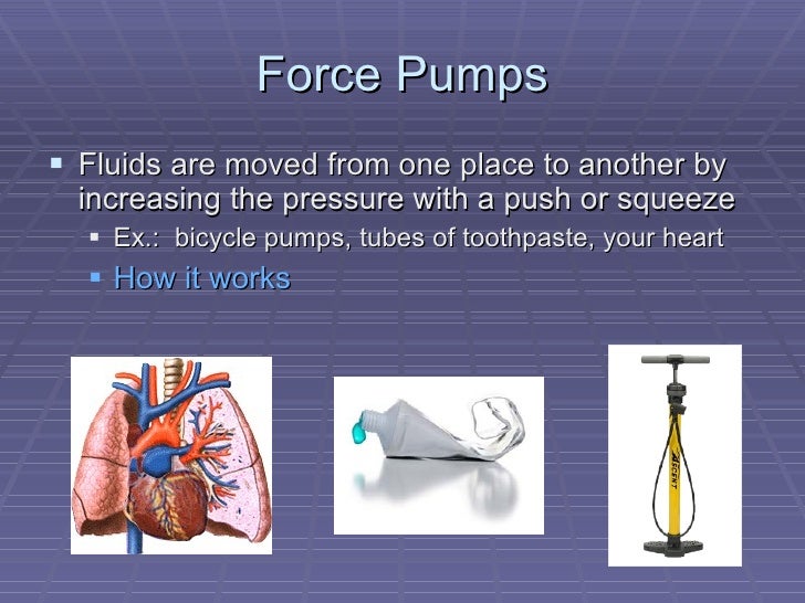 Forces in Fluids