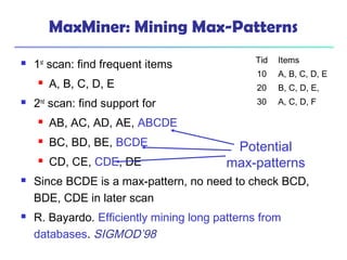 Mining Frequent Patterns, Association and Correlations | PPT