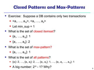 Mining Frequent Patterns, Association and Correlations | PPT