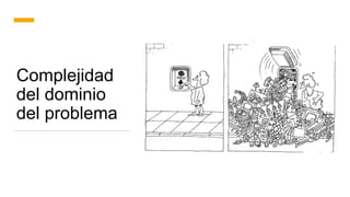 Complejidad
del dominio
del problema
 