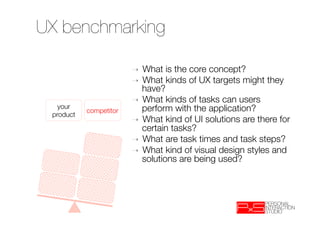 Benchmarking Ui PxS’12 - week 6 - from requirements to design x.ppt