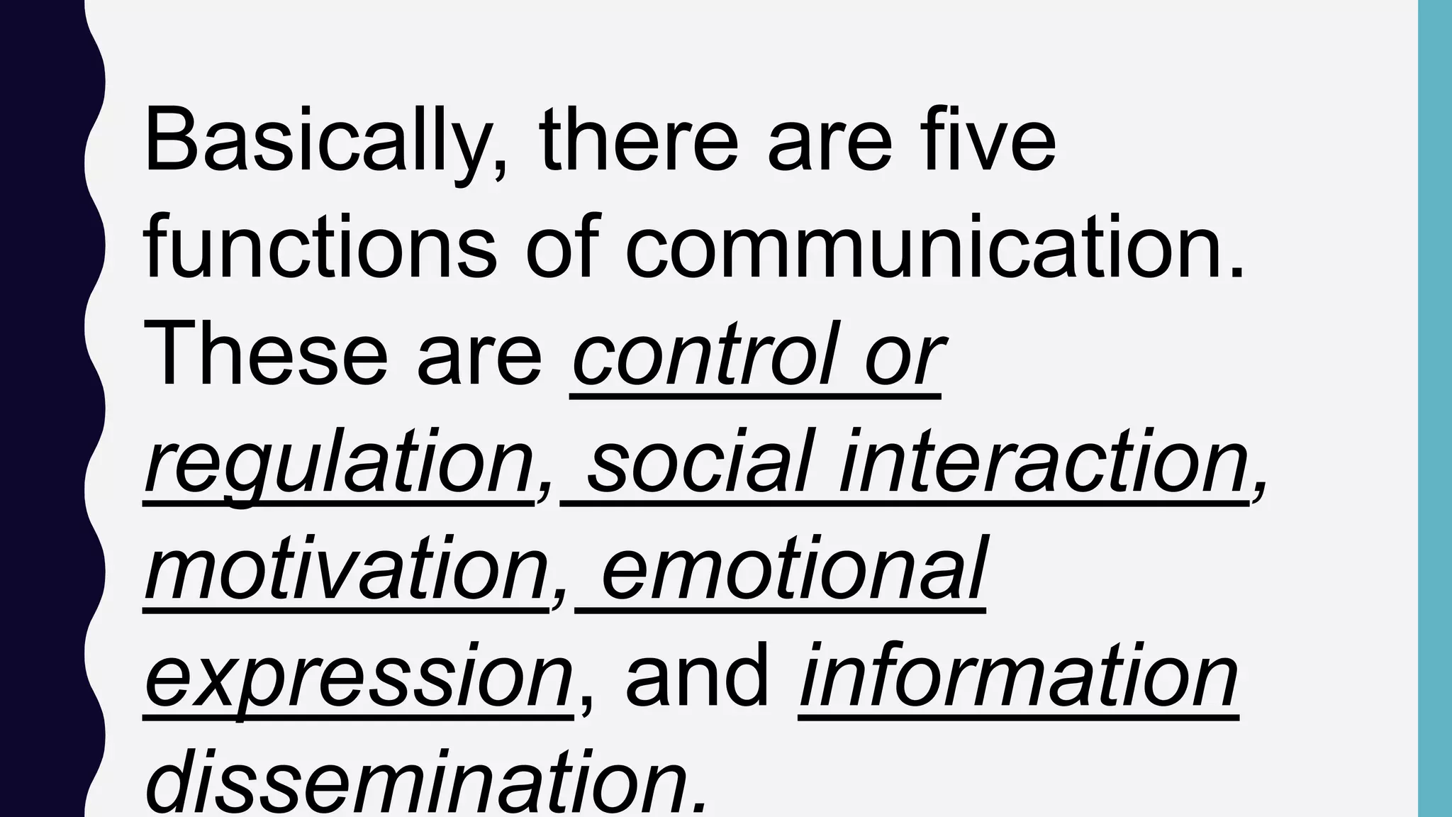 06 functions of communication