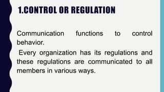 06 functions of communication | PPT