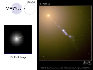 M87’s Jet Kitt Peak image Hubble 