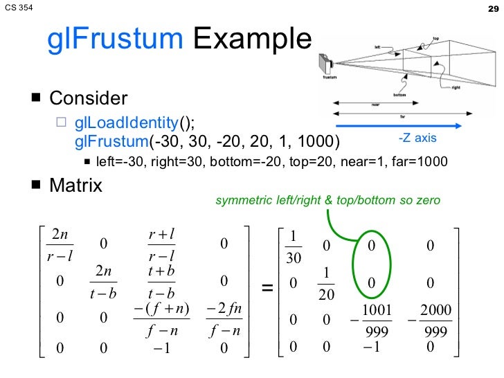 CS 354v Graphics Math