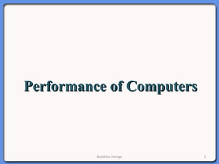 Computer System Architecture Lecture Note 6: hardware performance | PPT