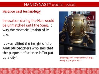 Han Science 06 History of China 2013 | PPT