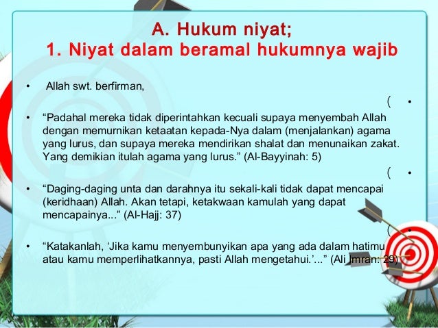 Hadits Tentang Ikhlas Beramal Nusagates