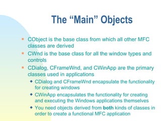 introduction to_mfc | PPT
