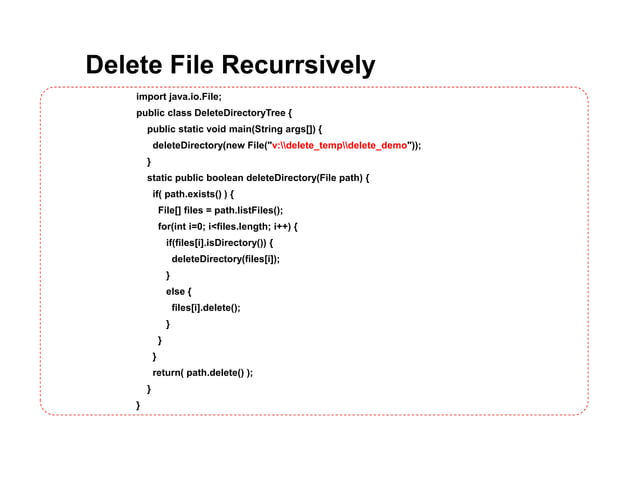 Java Programming - 06 java file io | PPT