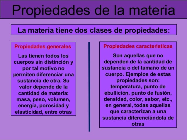 La materia