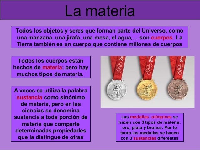 La materia
