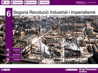 Història 1
del món contemporani

6

BATXILLERAT

Segona Revolució Industrial i imperialisme

ESQUEMA
RECURSOS
INTERNET

 
