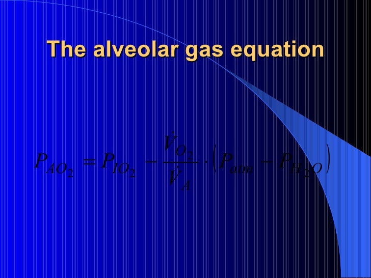 06 Lecture 5 Gases Laws And Alveolar Equations