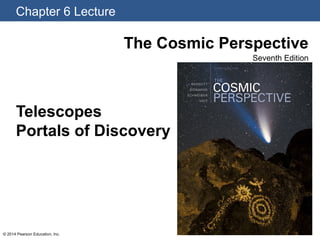 Chapter 6 Lecture
© 2014 Pearson Education, Inc.
The Cosmic Perspective
Seventh Edition
Telescopes
Portals of Discovery
 