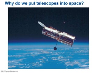 Why do we put telescopes into space?
© 2017 Pearson Education, Inc.
 