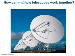 How can multiple telescopes work together?
© 2017 Pearson Education, Inc.
 