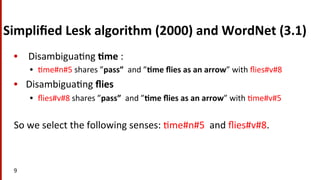 Lesk Algorithm Nlp Lecture: Vector Semantics (aka Distributional Semantics) | PDF