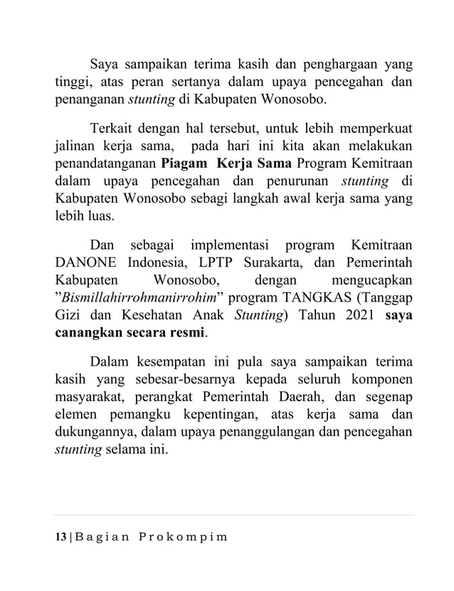 06 mei 2021, sambutan bupati acara rembuk stunting 2021 | PDF